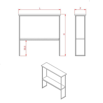 Disegno con indicazione delle misure selezionabili